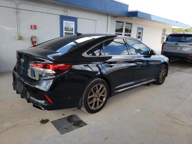5NPE34AB9JH681963 - 2018 HYUNDAI SONATA SPORT შავი ფოტო 3