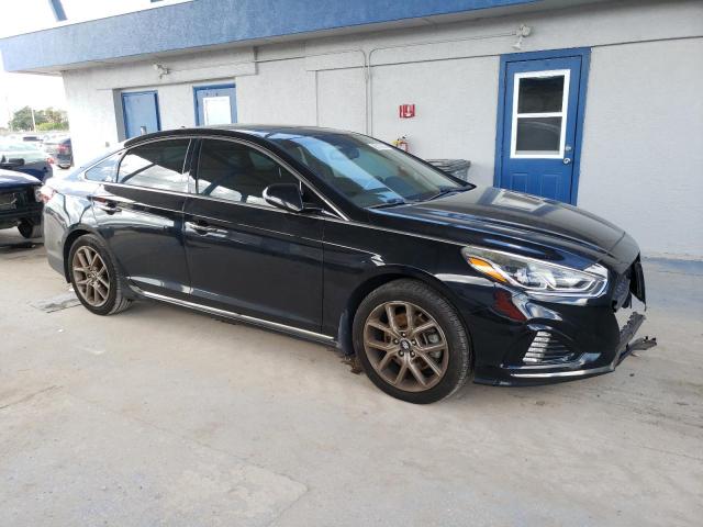 5NPE34AB9JH681963 - 2018 HYUNDAI SONATA SPORT შავი ფოტო 4