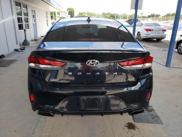 5NPE34AB9JH681963 - 2018 HYUNDAI SONATA SPORT შავი ფოტო 6