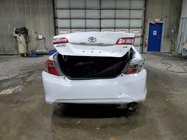 4T4BF1FK1CR204634 - 2012 TOYOTA CAMRY BASE Blanc photo 6