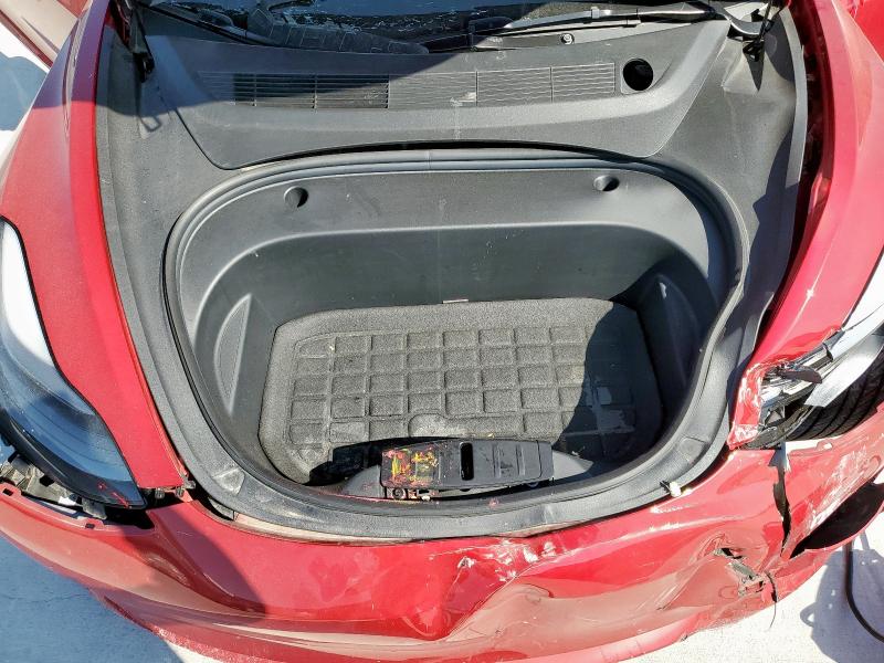 5YJ3E1EA9PF620783 - 2023 TESLA MODEL 3 RED photo 12