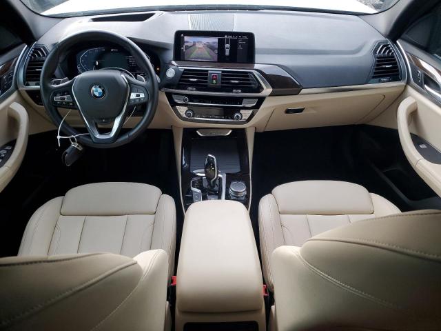 5UXTS1C00M9E55104 - 2021 BMW X3 XDRIVE30E SILVER photo 8