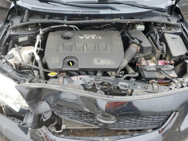 JTDBL40E699033256 - 2009 TOYOTA COROLLA BASE BLACK photo 11