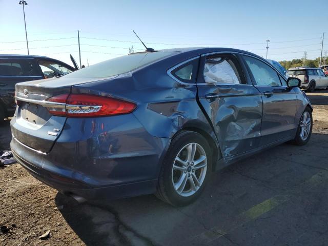 3FA6P0HD2JR158067 - 2018 FORD FUSION SE 蓝色 照片 3