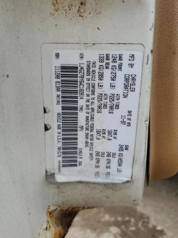 1J4GZ78Y6WC182814 - 1998 JEEP GRAND CHER LIMITED Biały zdjęcie 13