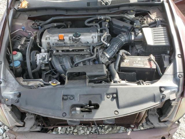 1HGCP26829A042101 - 2009 HONDA ACCORD EXL BURGUNDY photo 11
