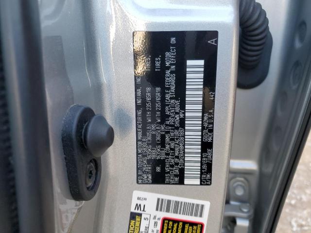 5TDHZRAH8MS081897 - 2021 TOYOTA HIGHLANDER XLE 银色 照片 14