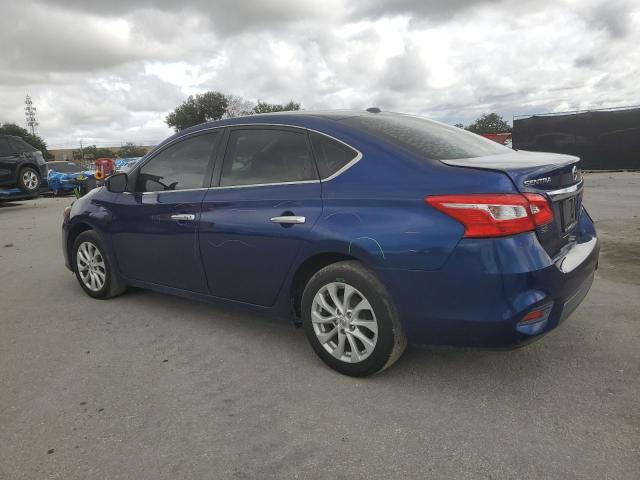 3N1AB7AP7JY222967 - 2018 NISSAN SENTRA S BLUE photo 2