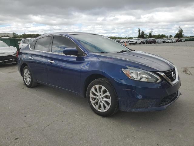 3N1AB7AP7JY222967 - 2018 NISSAN SENTRA S BLUE photo 4