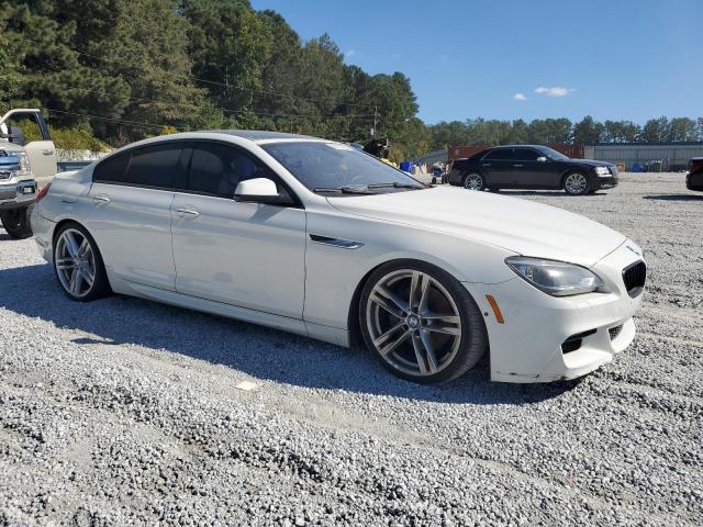 WBA6B2C54ED129850 - 2014 BMW 650 I GRAN COUPE WHITE photo 4