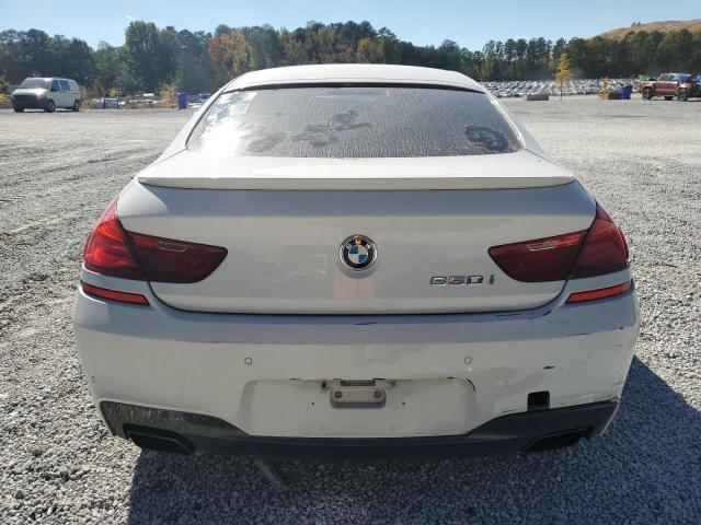 WBA6B2C54ED129850 - 2014 BMW 650 I GRAN COUPE WHITE photo 6