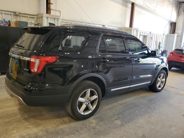 1FM5K8D82HGC04019 - 2017 FORD EXPLORER XLT BLACK photo 3