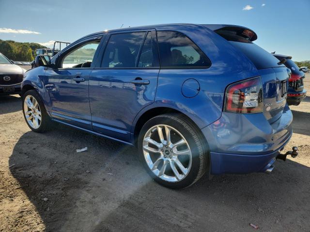 2FMDK4AC6ABA32720 - 2010 FORD EDGE SPORT BLUE photo 2