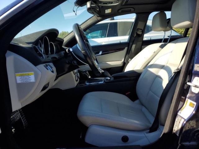WDDGF8AB4EG203800 - 2014 MERCEDES-BENZ C 300 4MATIC BLUE photo 7