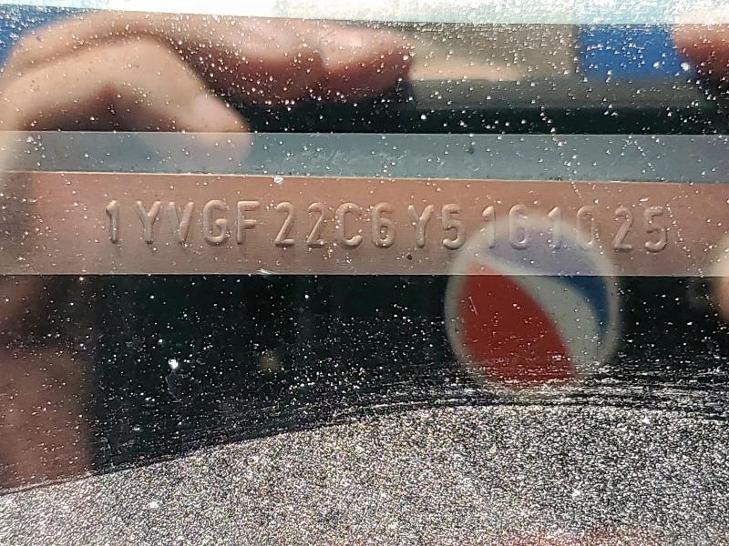 1YVGF22C6Y5161025 - 2000 MAZDA 626 ES GRAY photo 12