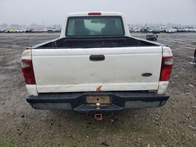 1FTYR10DX4PA37295 - 2004 FORD RANGER WHITE photo 6