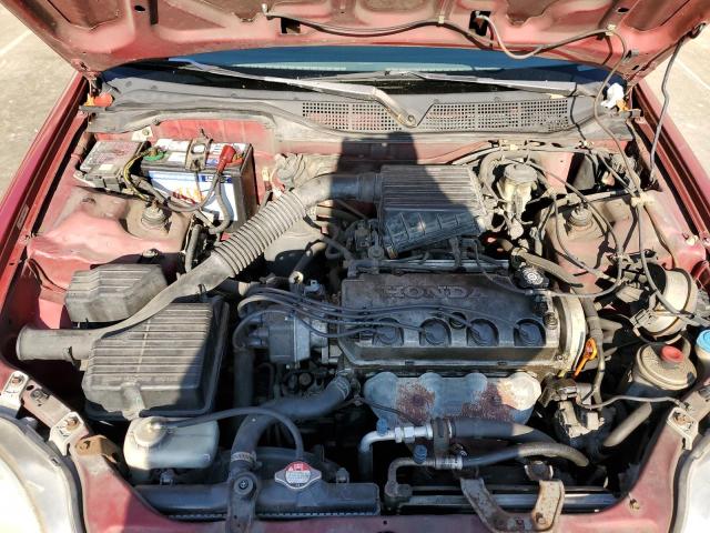 1HGEJ6676XL059123 - 1999 HONDA CIVIC LX Rouge photo 11