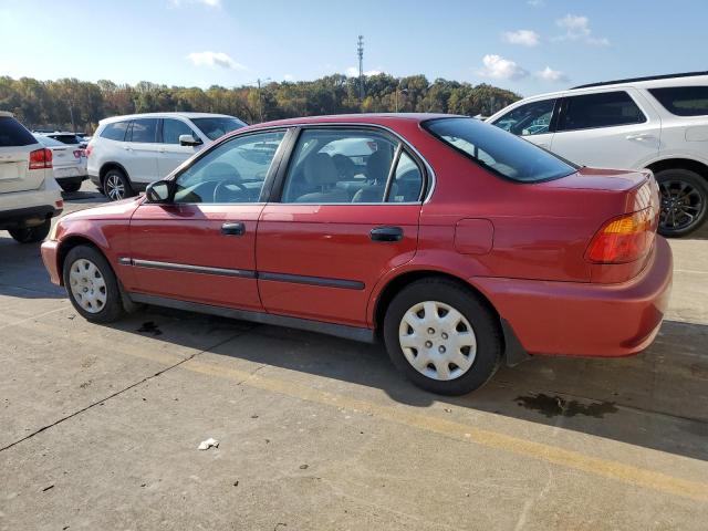 1HGEJ6676XL059123 - 1999 HONDA CIVIC LX Rouge photo 2