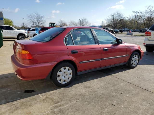 1HGEJ6676XL059123 - 1999 HONDA CIVIC LX Rouge photo 3