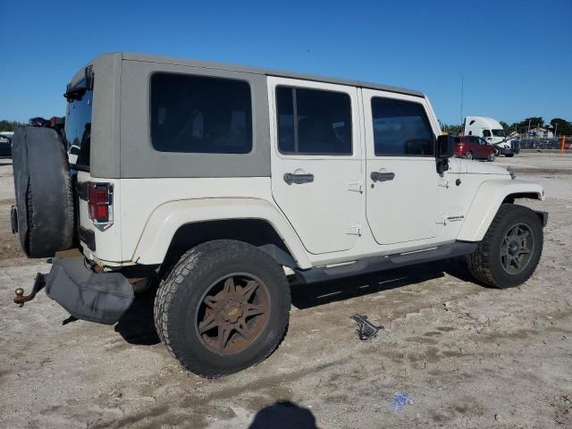 1J4HA5H19AL195181 - 2010 JEEP WRANGLER U SAHARA WHITE photo 3