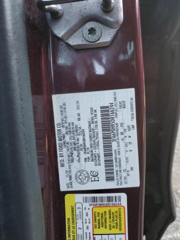 3FA6P0H95DR166244 - 2013 FORD FUSION SE BROWN photo 13