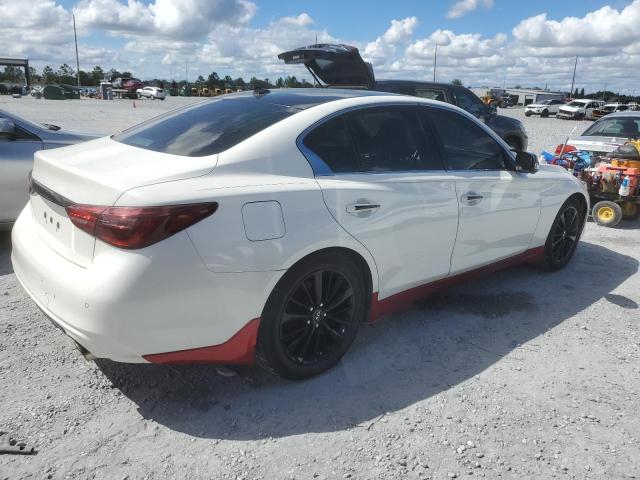 JN1EV7AP7JM350072 - 2018 INFINITI Q50 LUXE WHITE photo 3