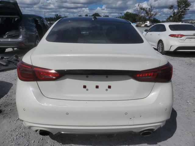 JN1EV7AP7JM350072 - 2018 INFINITI Q50 LUXE WHITE photo 6