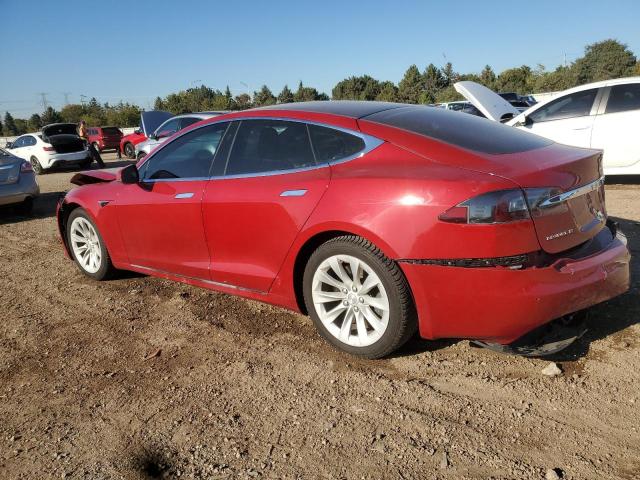 5YJSA1E17HF185660 - 2017 TESLA MODEL S Червоний фото 2