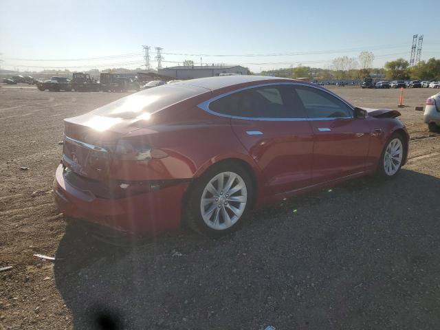 5YJSA1E17HF185660 - 2017 TESLA MODEL S Червоний фото 3