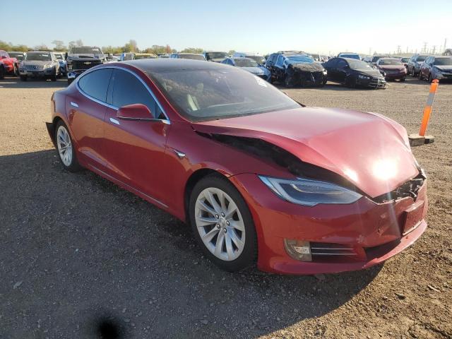 5YJSA1E17HF185660 - 2017 TESLA MODEL S Червоний фото 4