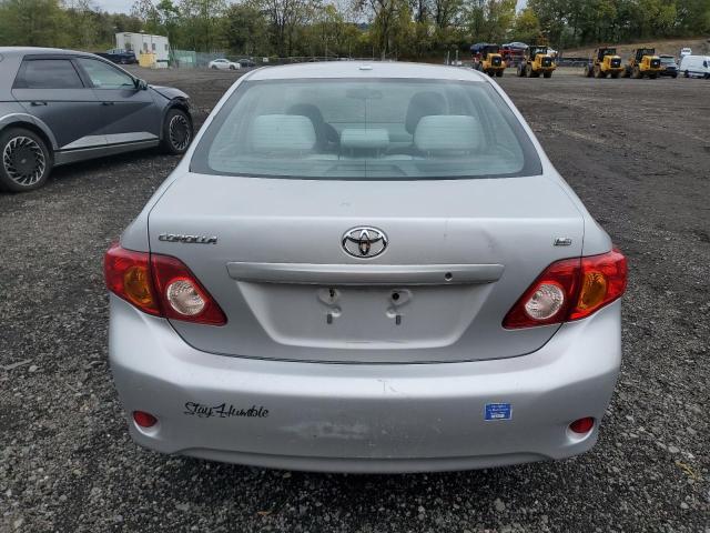 2T1BU4EE5AC382543 - 2010 TOYOTA COROLLA BASE SILVER photo 6