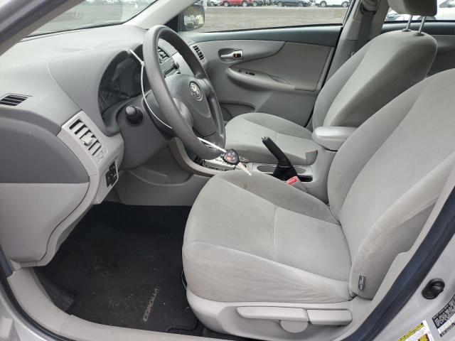 2T1BU4EE5AC382543 - 2010 TOYOTA COROLLA BASE SILVER photo 7