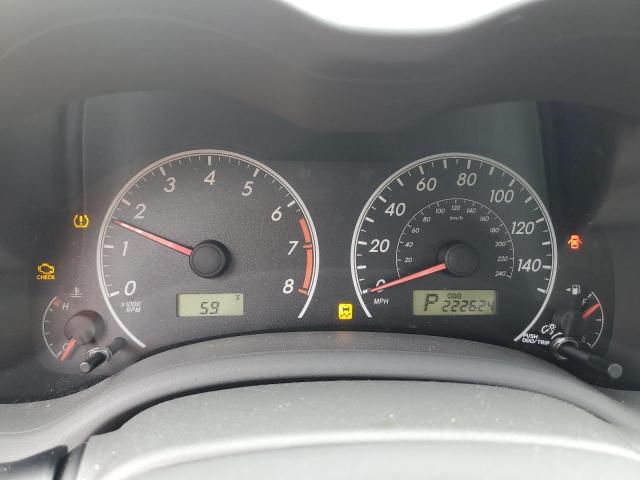 2T1BU4EE5AC382543 - 2010 TOYOTA COROLLA BASE SILVER photo 9