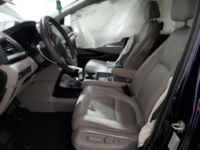 5FNRL6H71NB031317 - 2022 HONDA ODYSSEY EXL BLUE photo 7