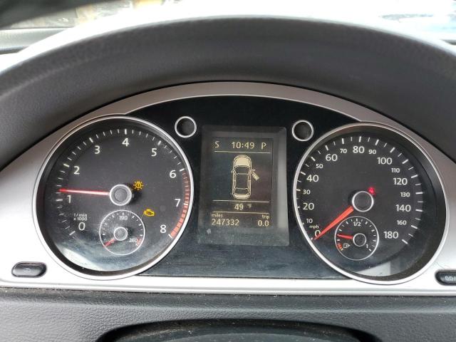 WVWMP7AN5CE546266 - 2012 VOLKSWAGEN CC SPORT 黑色 照片 9