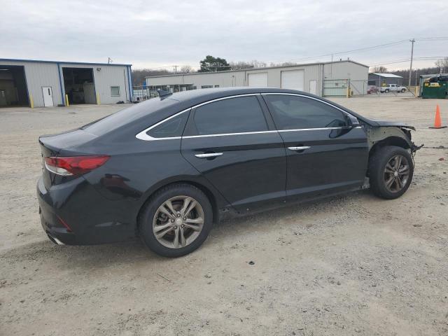 5NPE34AF1JH653013 - 2018 HYUNDAI SONATA SPORT Чорний фото 3