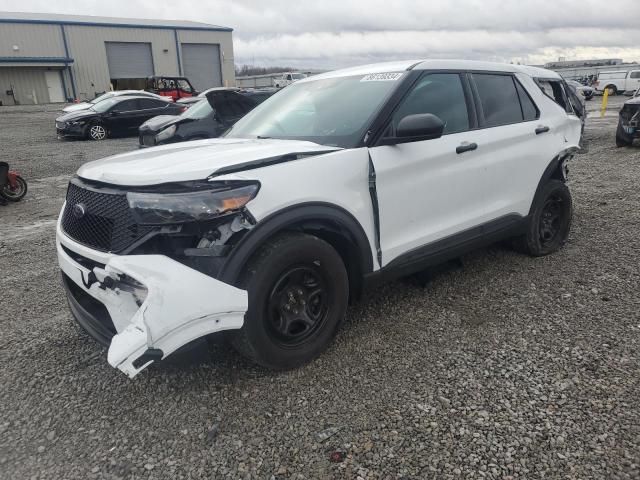 1FM5K8AB0NGB46049 - 2022 FORD EXPLORER POLICE INTERCEPTOR 白色 照片 1