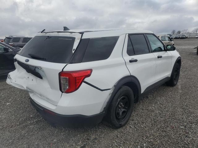 1FM5K8AB0NGB46049 - 2022 FORD EXPLORER POLICE INTERCEPTOR 白色 照片 3