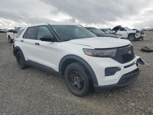 1FM5K8AB0NGB46049 - 2022 FORD EXPLORER POLICE INTERCEPTOR 白色 照片 4
