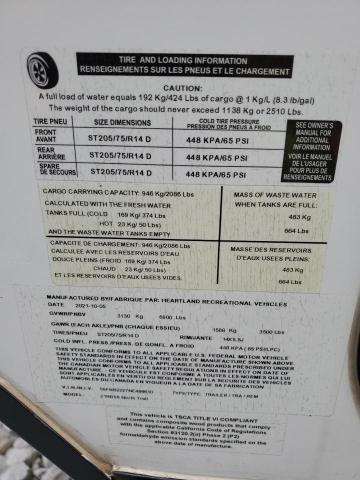 5SFNB2227NE488610 - 2022 HEARTLAND GATEWAY 双色 照片 10