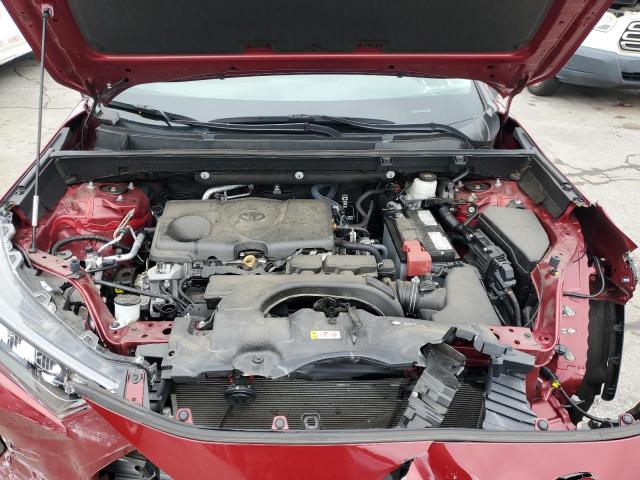 2T3F1RFV7MW188614 - 2021 TOYOTA RAV4 LE RED photo 12