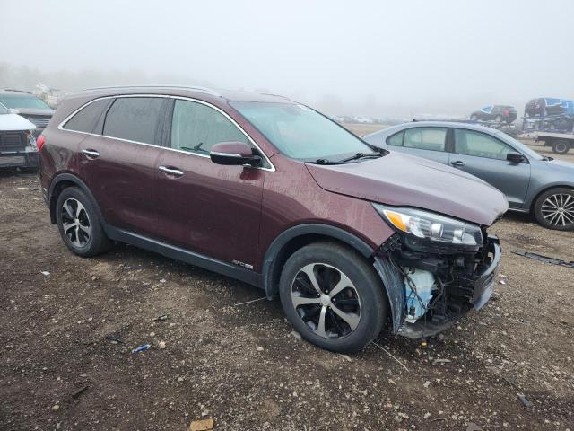 5XYPHDA59JG349789 - 2018 KIA SORENTO EX მუქწითელი ფოტო 4