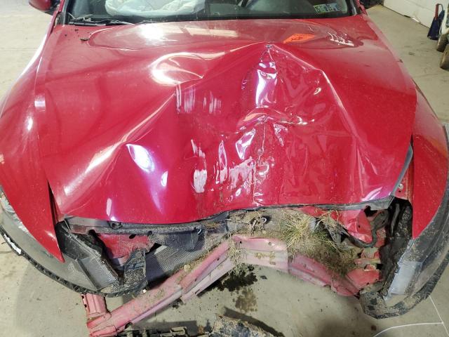 1HGCS11869A014673 - 2009 HONDA ACCORD EXL RED photo 11