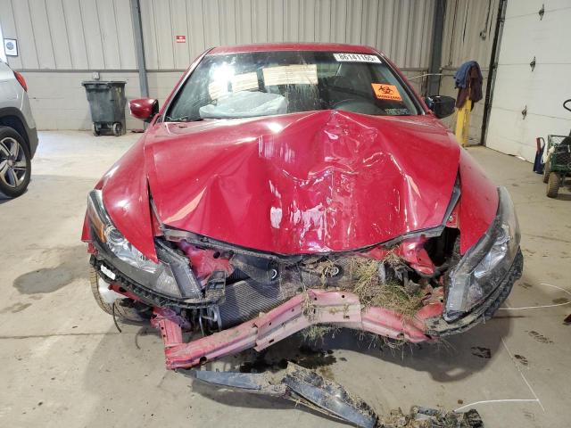 1HGCS11869A014673 - 2009 HONDA ACCORD EXL RED photo 5