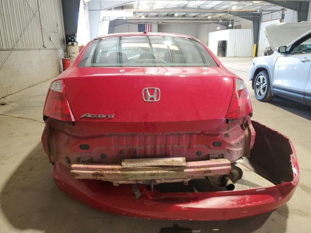 1HGCS11869A014673 - 2009 HONDA ACCORD EXL RED photo 6