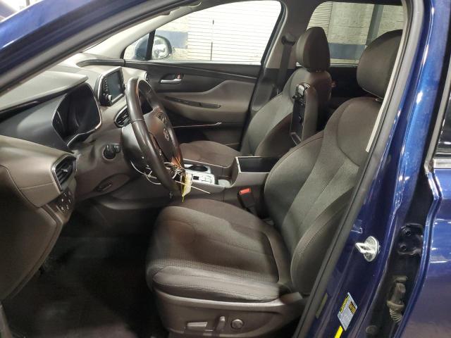 5NMS3CAD1LH156104 - 2020 HYUNDAI SANTA FE SEL 蓝色 照片 7