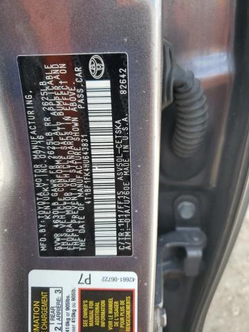 4T1BF1FK4HU643831 - 2017 TOYOTA CAMRY LE GRAY photo 12