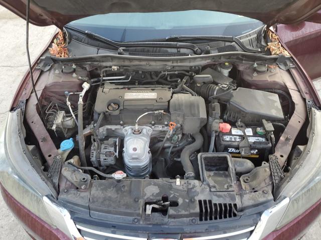 1HGCR2F38DA152609 - 2013 HONDA ACCORD LX მუქწითელი ფოტო 11