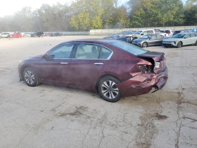 1HGCR2F38DA152609 - 2013 HONDA ACCORD LX მუქწითელი ფოტო 2