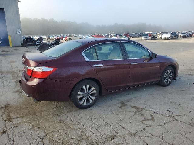 1HGCR2F38DA152609 - 2013 HONDA ACCORD LX მუქწითელი ფოტო 3